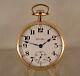 103 Years Old Hamilton 974 17j 14k Gold Filled Open Face 16s Pocket Watch