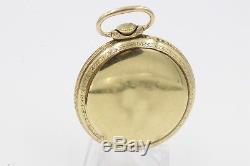 10k Gold 1910 Hamilton 21 Jewel 992 RAILROAD Grade Pocket Watch Mechanical 16s