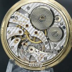 10k Gold Hamilton 23 Jewel 950B RAILWAY SPECIAL Pocket Watch Large 16s