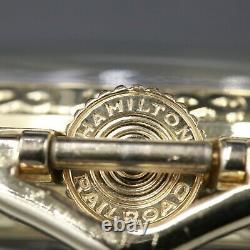 10k Gold Hamilton 23 Jewel 950B RAILWAY SPECIAL Pocket Watch Montgomery Dial 16s