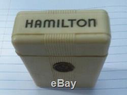 10kt 23 Jewel Hamilton Watch Co. RAILROAD SPECIAL 950B Pocket Watch ORIGINAL BOX