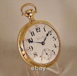 111 YEARS OLD HAMILTON 946 23j 14k GOLD FILLED SIZE 18s RAILROAD POCKET WATCH