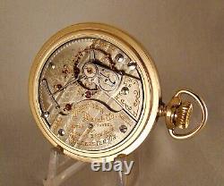 112 YEARS OLD HAMILTON 940 21j 10k GOLD FILLED OPEN FACE 18s RR POCKET WATCH