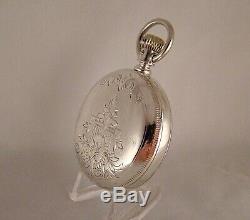 119 YEARS OLD HAMILTON 937 17j COIN SILVER HUNTER CASE 18s GREAT POCKET WATCH