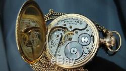 120 Years Old Absolutely Beautiful Antique Gold filled Hamilton pocket watch/16s