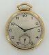 14 Kt Gold Tiffany & Co. By Hamilton Open Face Pocket Watch 17 Jewels 95893r