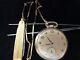 14 Kt Gold Hamilton Pocket Watch With A10kt Gold Chain & Knife