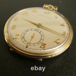 14K Gold Filled Hamilton 917 Pocket Watch 17J 3 Adj