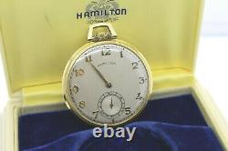 14k Gold Hamilton Pocket Watch