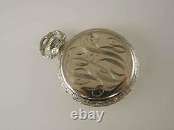 16 Size 23 Jewel 999N Ball Hamilton Pocket Watch c1915