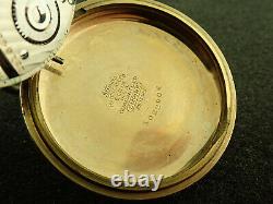 16 Size Hamilton Lever Set Pocket Watch Grade 992 Keeping Time From 1918