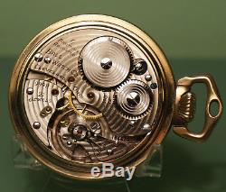 16 size Ball Official Railroad Standard 21 jewel 999B pocket watch