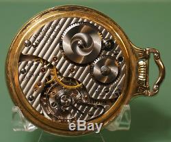 16 size Hamilton 21 jewel 992B railroad pocket watch in model 3 two-tone case