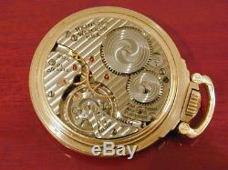 16s 21J Hamilton 992B Early Model 11 RR Pocket Watch