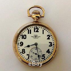 16s 23 Jewel Ball Hamilton Rare Railroad Fancy Case Pocket Watch B617141