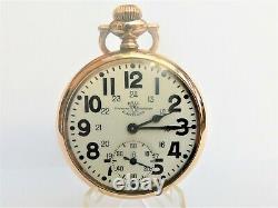 16s Ball Hamilton 23 jewel 999 Railroad pocket watch. Serviced and guaranteed