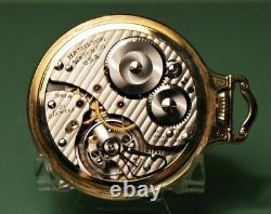 16s Hamilton 21J 992B railroad pocket watch in model 3 two-tone Wadsworth case