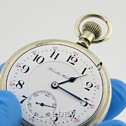 16s Hamilton 990 pocket watch with Hamilton salesman display case. Ca. 1905