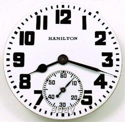 16s Hamilton Model 992-E Railroad 21 Jewels Pocket Watch Movement, Great Runner