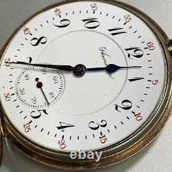 17 Jewel Hamilton Swing Out Movement Gold Filled Pocket Watch