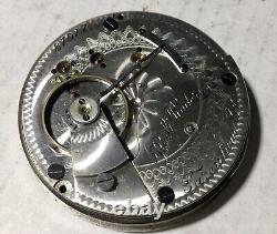 1899 18 Size Hamilton 15J Hunter Pocket Watch Movement. Grade 929 Private Label