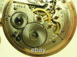 1899 Hamilton Admiral 16j Gold Filled Pocket Watch S16 Working Grade 976
