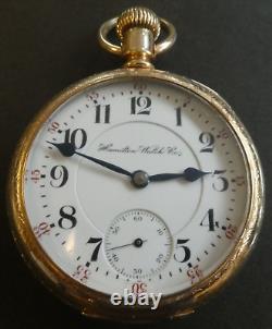 1899 Hamilton Railroad Grade 940 Model 1 Pocket Watch 21J 18s WORKS GF Hunter