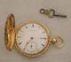 18k Hamilton Keyback Gold Pocket Watch 10s P. S. Bartlett Works 13jewel