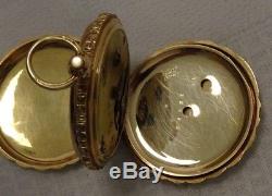 18K Hamilton Keyback gold Pocket Watch 10s P. S. Bartlett Works 13Jewel