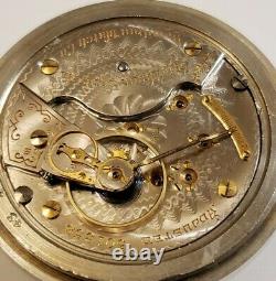 18S Hamilton The Union Special 17J. Adj. Grade 926 pocket watch (1906) silverine