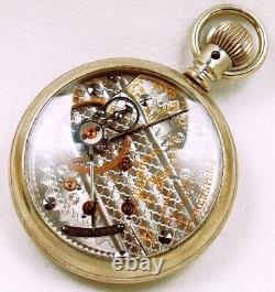 18s Hamilton M-940 Railroad 21J Highly Damaskeened Display Pocket Watch, Beauty