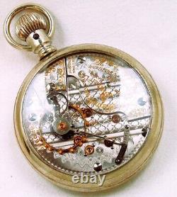 18s Hamilton M-940 Railroad 21J Highly Damaskeened Display Pocket Watch, Beauty