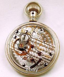 18s Hamilton M-940 Railroad 21J Highly Damaskeened Display Pocket Watch, Beauty