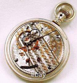 18s Hamilton M-940 Railroad 21J Highly Damaskeened Display Pocket Watch, Beauty