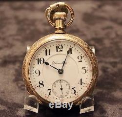 18s Hamilton Pocket Watch 21 Jewels