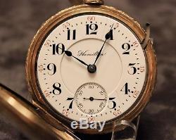 18s Hamilton Pocket Watch 21 Jewels