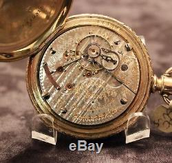 18s Hamilton Pocket Watch 21 Jewels