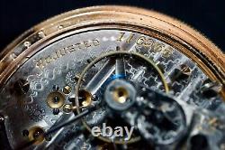 1900 Hamilton 940 Model 1 21 Jewel 18 Size Railroad Grade Pocket Watch Runs