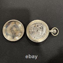 1900 Hamilton Pocket Watch For Parts Or Repair Only