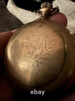 1900s HAMILTON 17 Jewels Mechanical Pocket Watch 974