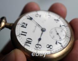 1900s HAMILTON 17 Jewels Mechanical Pocket Watch 974