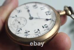 1900s HAMILTON 17 Jewels Mechanical Pocket Watch 974