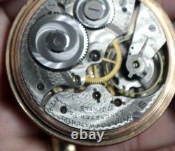 1900s HAMILTON 17 Jewels Mechanical Pocket Watch 974