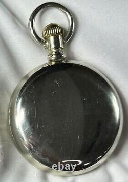 1901 Hamilton Grade 940 18s 21j Mod 1 Railroad Gr Pocket Watch Monster 2.5 Case