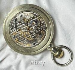 1901 Hamilton Grade 940 18s 21j Mod 1 Railroad Gr Pocket Watch Monster 2.5 Case