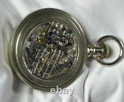 1901 Hamilton Grade 940 18s 21j Mod 1 Railroad Gr Pocket Watch Monster 2.5 Case