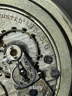 1901 Hamilton Grade 940 18s 21j Mod 1 Railroad Gr Pocket Watch Monster 2.5 Case