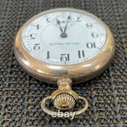 1902 Hamilton 21J Grade 940 18S RailRoad Pocket Watch Gold Filled Wadsworth Case