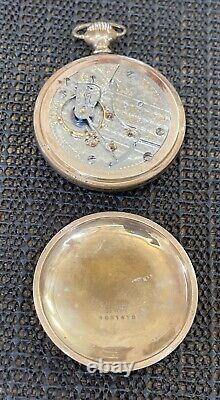 1902 Hamilton 21J Grade 940 18S RailRoad Pocket Watch Gold Filled Wadsworth Case