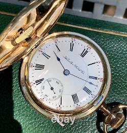 1902 Hamilton Grade 927 18S 17J Gold Filled Hunter Case Pocket Watch